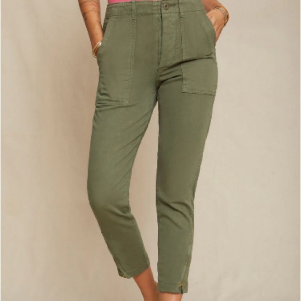 AMO ZIP UTILITY TROUSER 
LICHEN SIZE 24